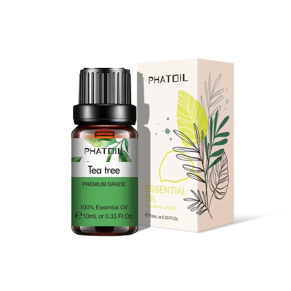 PHATOIL 10ml Pure Natural Essential Oil – Air Freshener Refill for Diffusers & Humidifiers